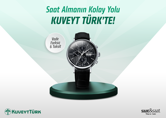 Saat&Saat Alışverişlerinizde 6'ya Varan Taksit İmkanı!