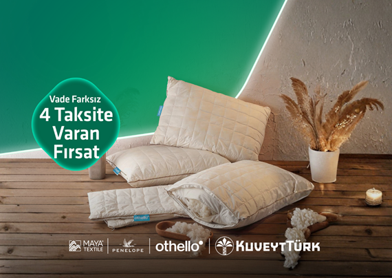 Penelope ve Othello’da Vade Farksız 4 Aya Varan Taksit Fırsatı!