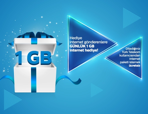 Hediye İnternet Gönder 1 GB Kazan Kampanyası