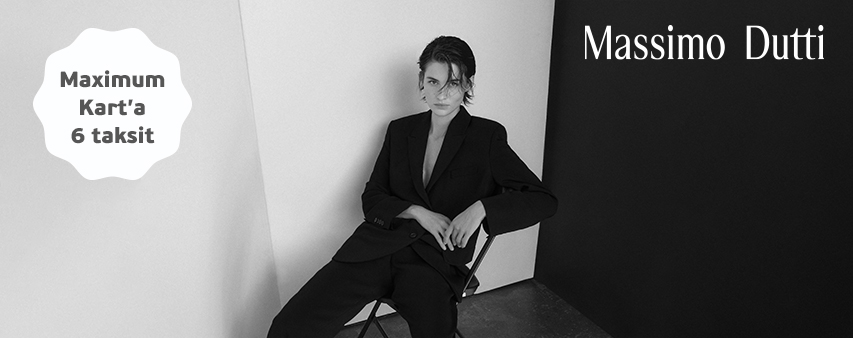 Massimo Dutti Mağazalarında Vade Farksız 6 Taksit!