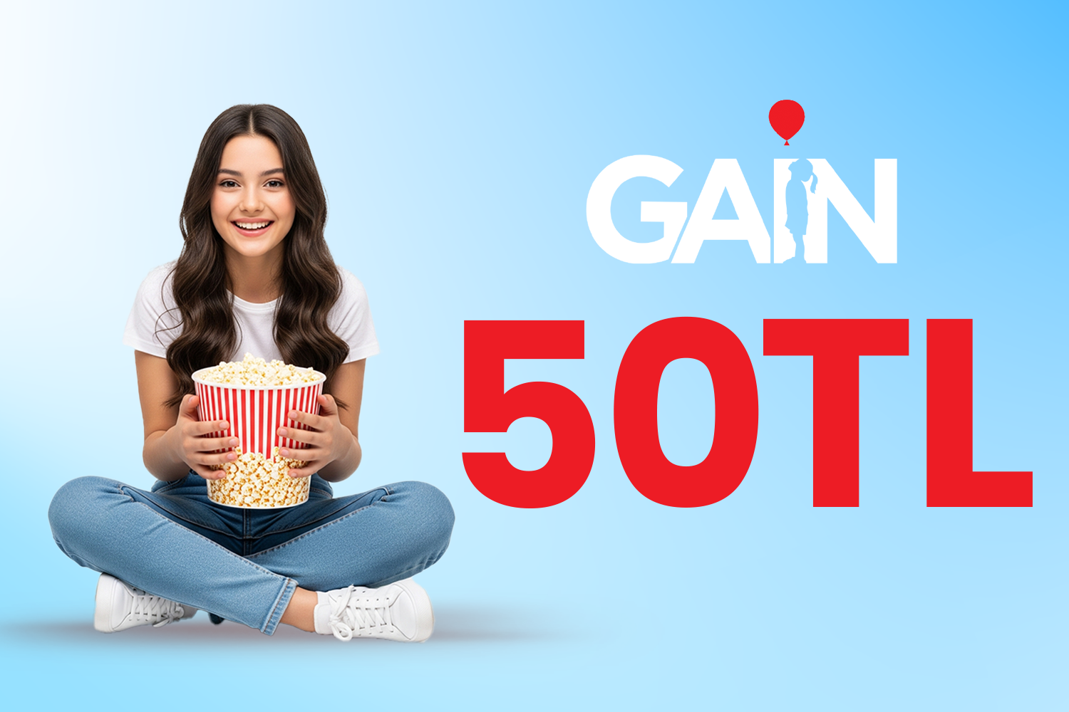 Gain'de 50 TL Nakit İade