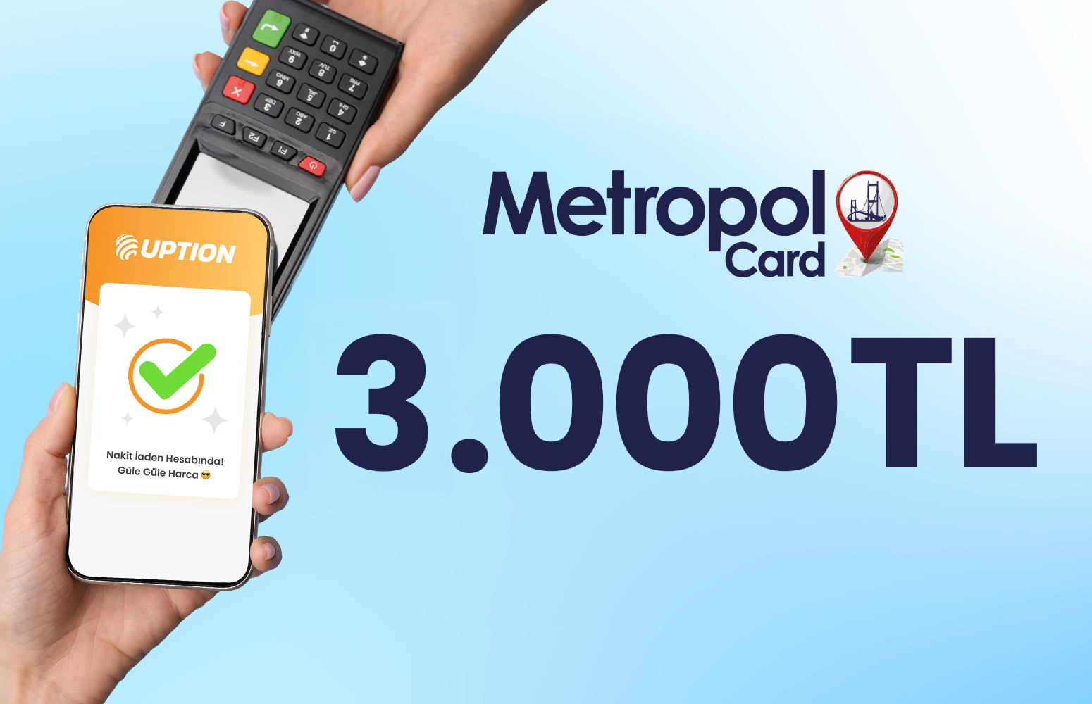 MetropolCard Noktalarında 2.000 TL'ye Kadar Nakit İade!