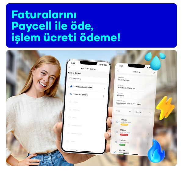 Fatura Ödemeleri Ücretsiz!