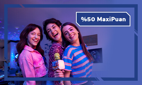 Dijital ve Gaming Platformları ödemelerinde %50 MaxiPuan!