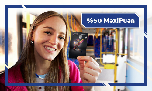 Öğrenci İstanbulkart abonman yüklemelerinde %30 MaxiPuan!