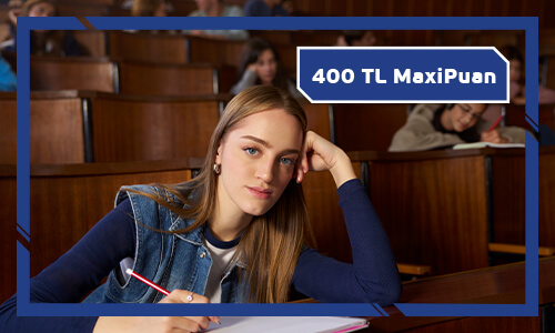 Yabancı Dil Sınavı Ödemelerinde 500 TL MaxiPuan!