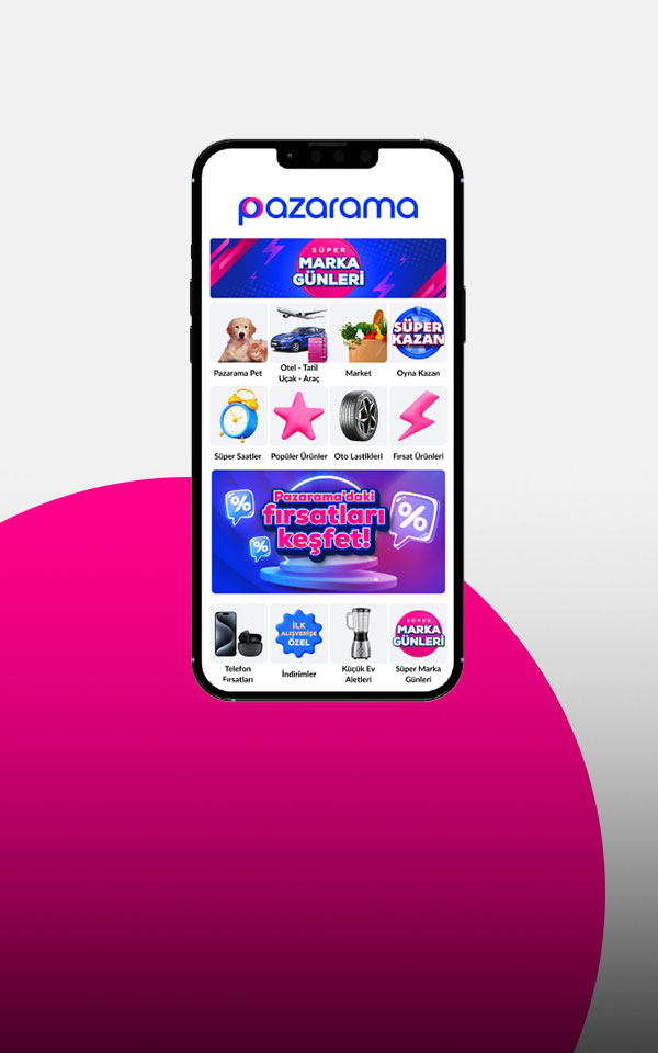 Pazarama’da Peşin Fiyatına 6 Taksit Fırsatı