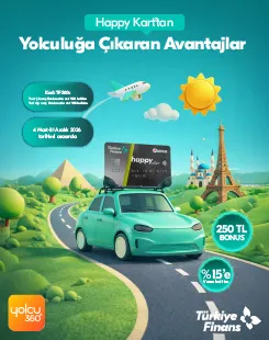 Yolcu360'da Happy Kart'la Araç Kiralamak Daha Avantajlı