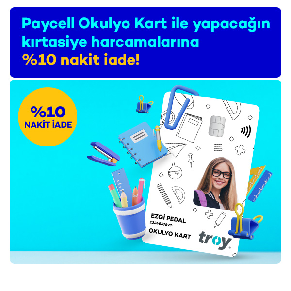 Paycell Okulyo Kart Kırtasiye Kampanyası