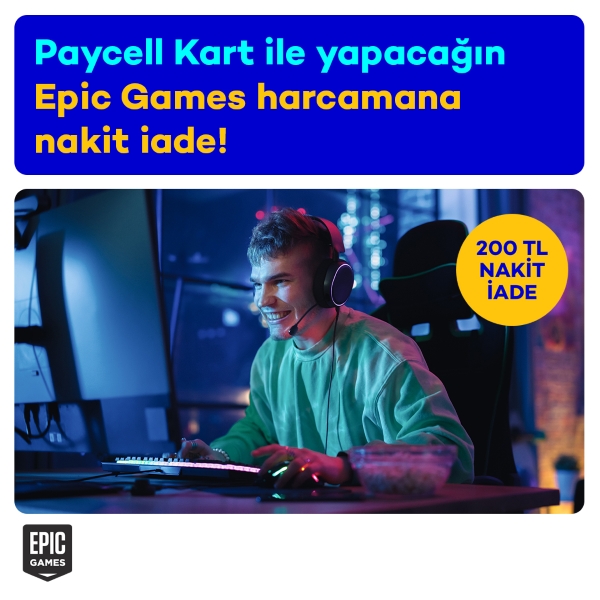 Epic Games Store’da 200 TL Nakit İade!