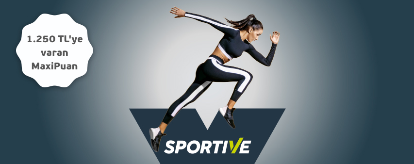 Sportive'de 1.250 TL'ye Varan MaxiPuan!