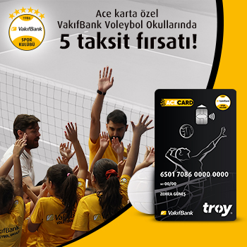 VakıfBank Spor Kulübü Voleybol Okulları'nda 5 Taksit Fırsatı