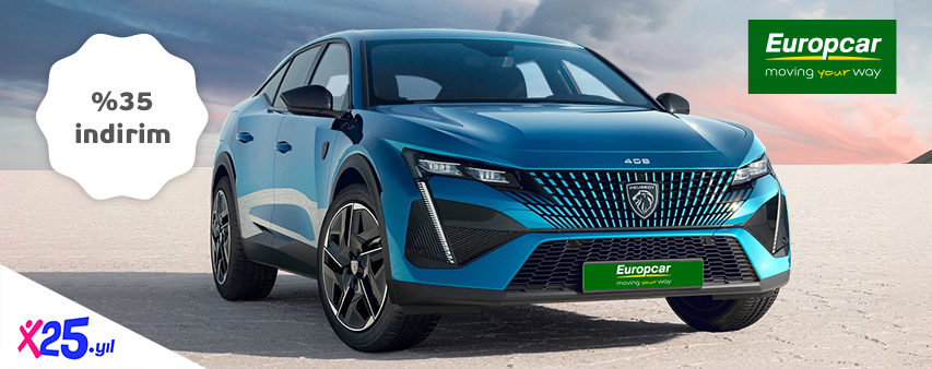 Europcar'dan Araç Kiralamada %30 İndirim Ve 4 Taksit Fırsatı