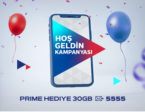 Prime'a Hoş Geldin Kampanyası