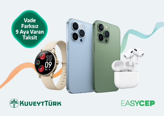 EasyCep‘te Vade Farksız 9 Aya Varan Taksit Fırsatı!