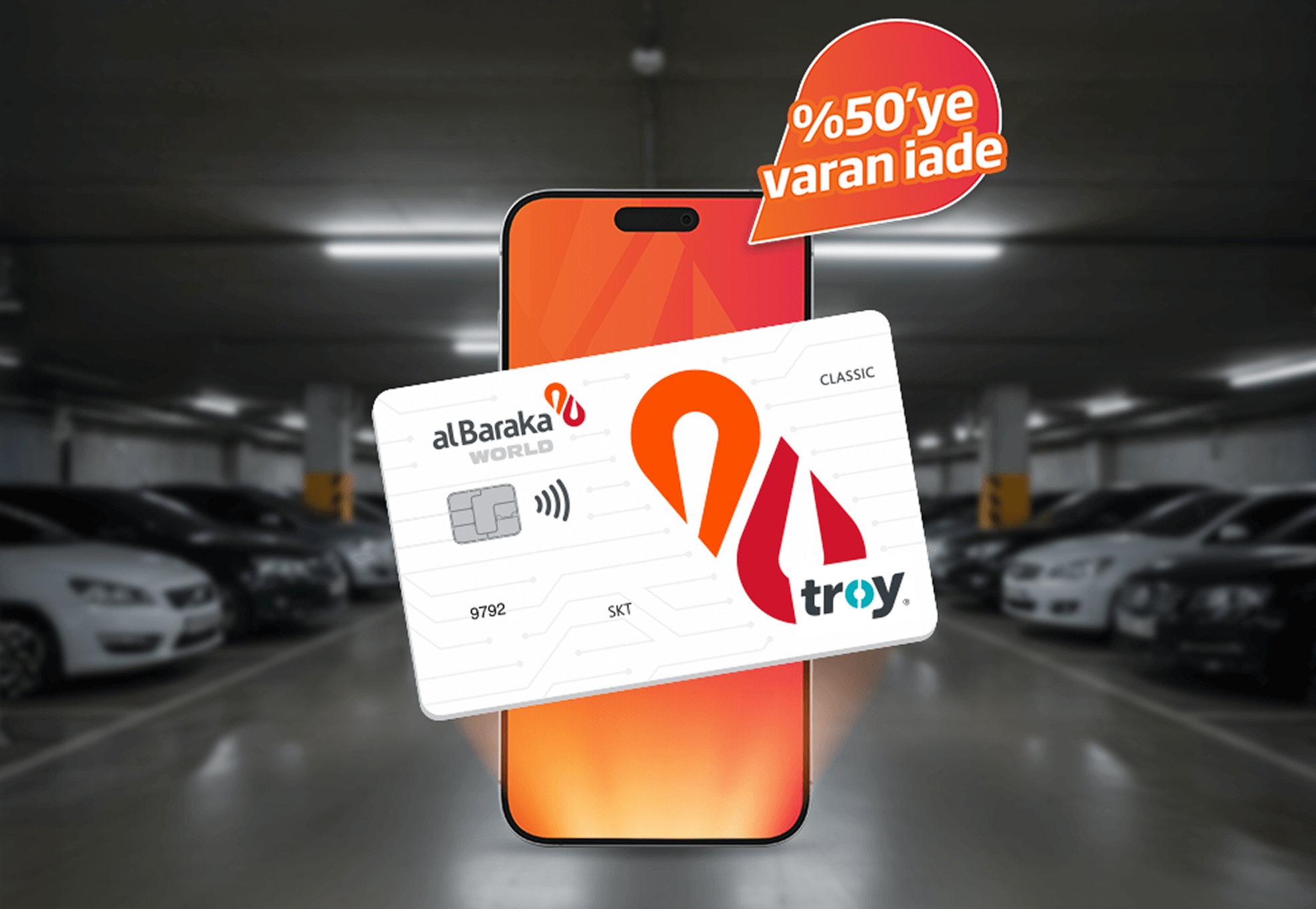 Otopark ve Vale Harcamalarınıza %50 İade Albaraka’da!