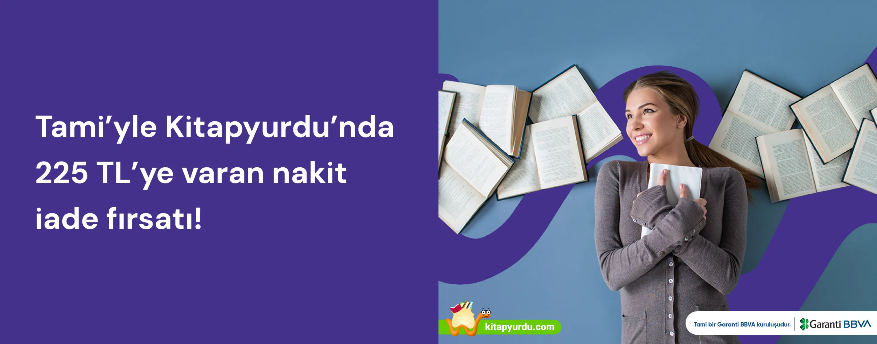 Kitapyurdu'nda Toplam 225 TL Nakit İade Kazan!
