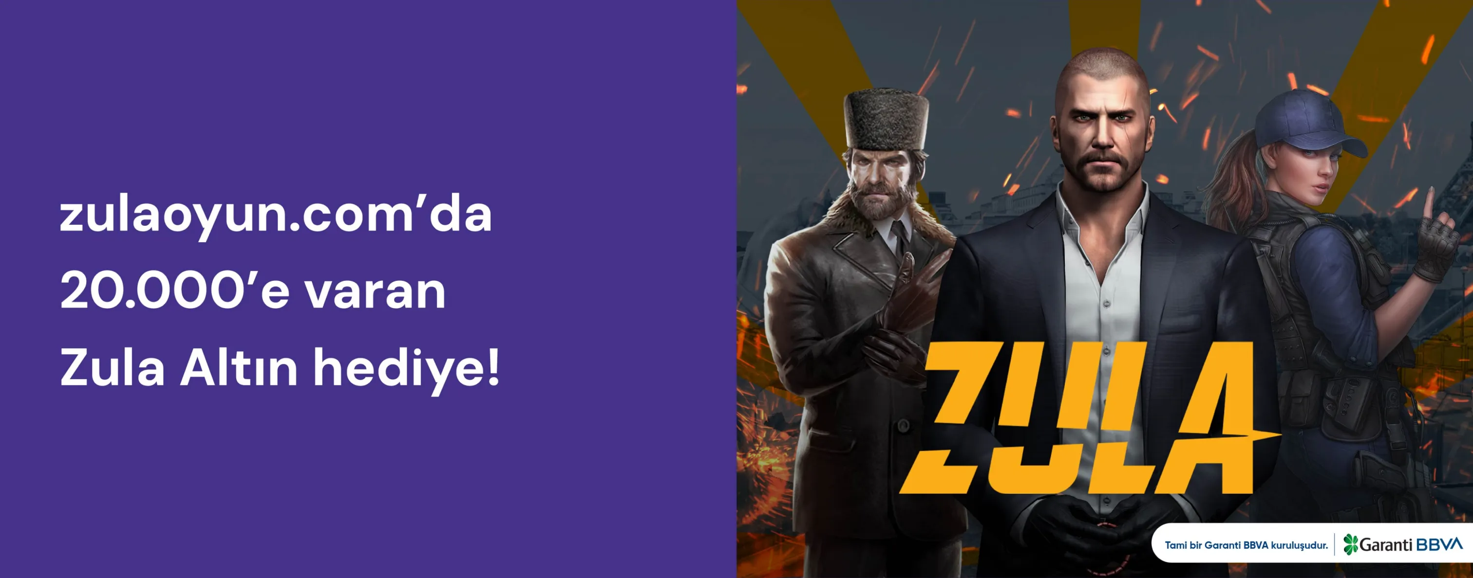zulaoyun.com'da 20.000'e varan Zula Altın hediye!