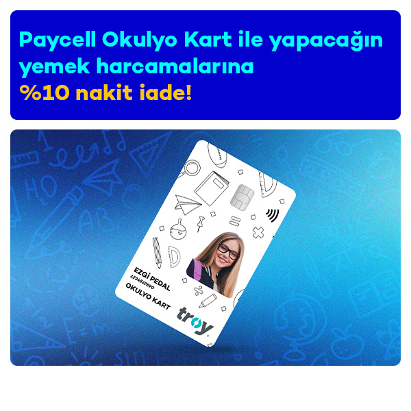 Paycell Okulyo Kart Yemek Harcaması Kampanyası