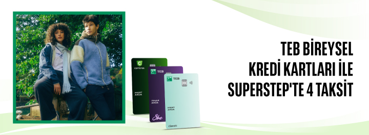 Superstep'te 4 Taksit!