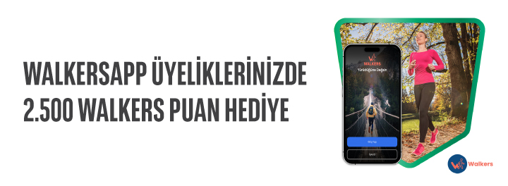 CEPTETEB'lilere WalkersApp'ten 2500 Walkers Puan Hediye!