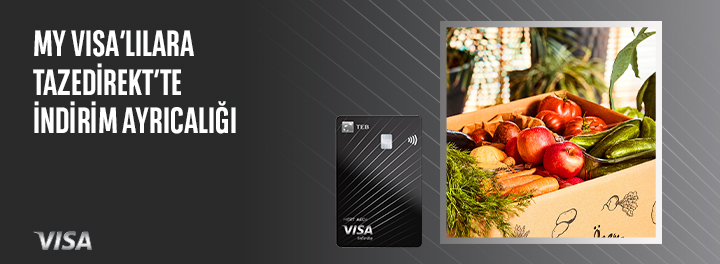 My Visa'lılara Tazedirekt'te İndirim Ayrıcalığı