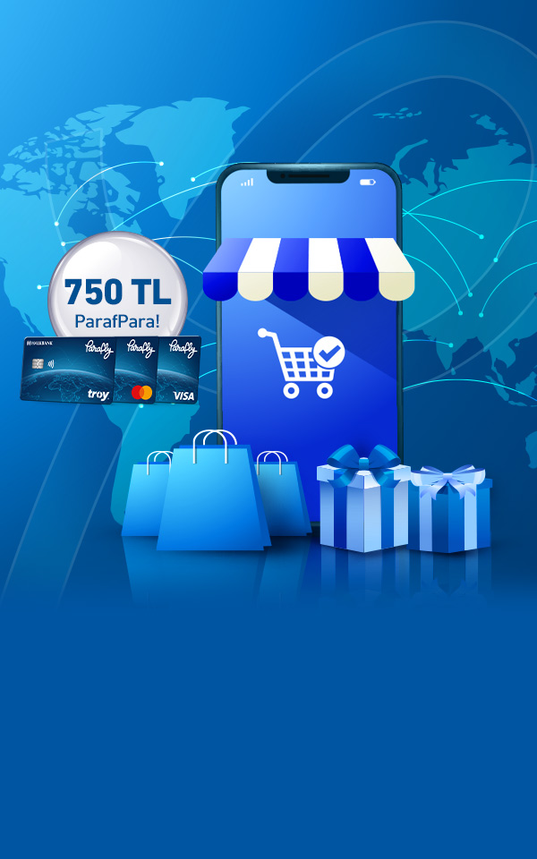 Yurt dışı online alışverişlerinize 750 TL ParafPara!