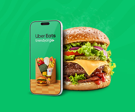 Uber Eats Trendyol Go yemek siparişlerinizde %15 bonus ayrıcalığı!