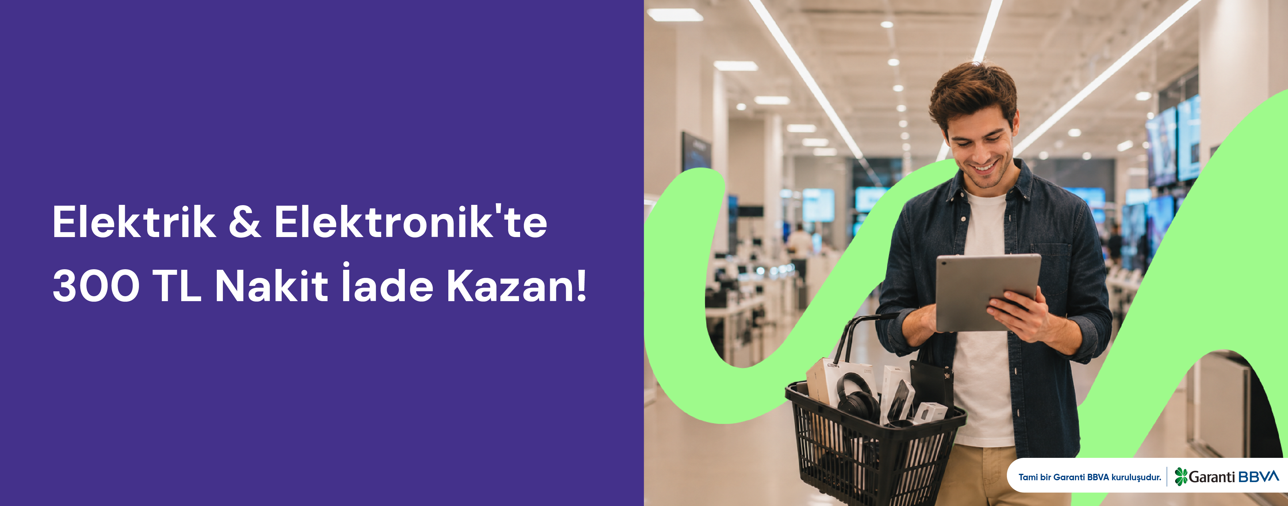 Elektrik & Elektronik'te 300 TL Nakit İade Hediye!