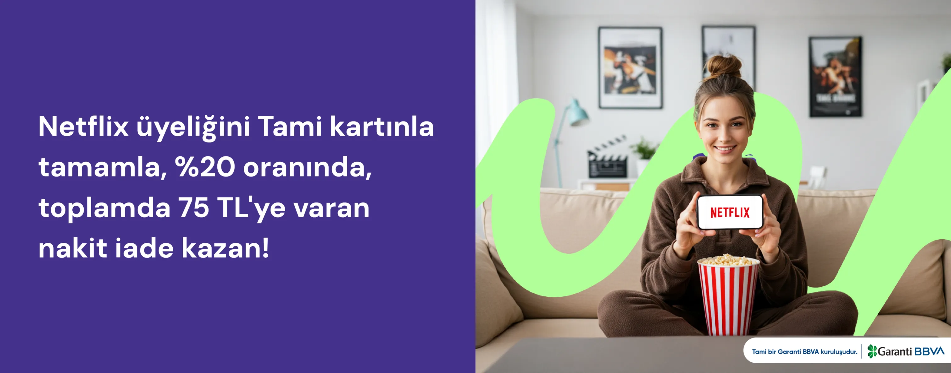 Netflix Üyeliğinde %20 Oranında Nakit İade!