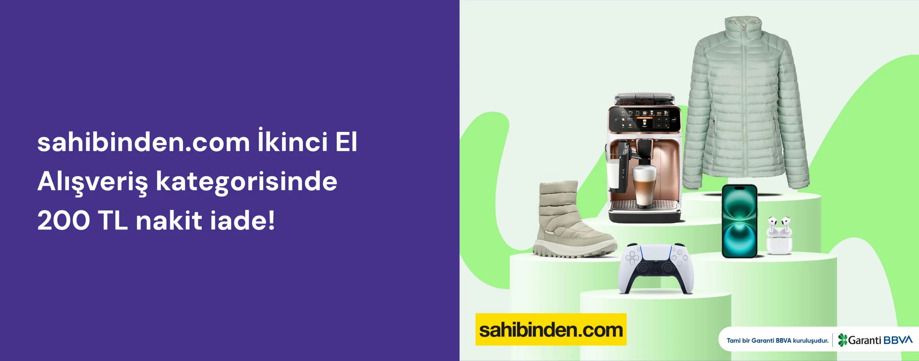 Sahibinden.com'da 200 TL Nakit İade Fırsatı!