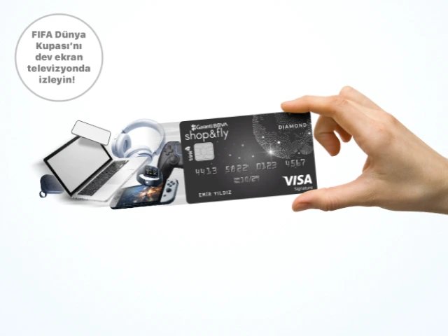 Shop & Fly Diamond ile 5.000 TL ve üzeri elektronik harcamanıza 100.000 mil ayrıcalığı