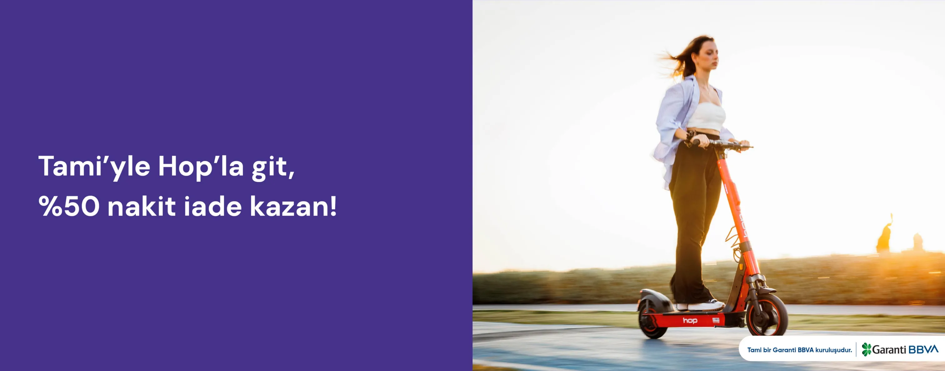 Hop Scooter'da Toplam 75 TL Nakit İade Fırsatı!