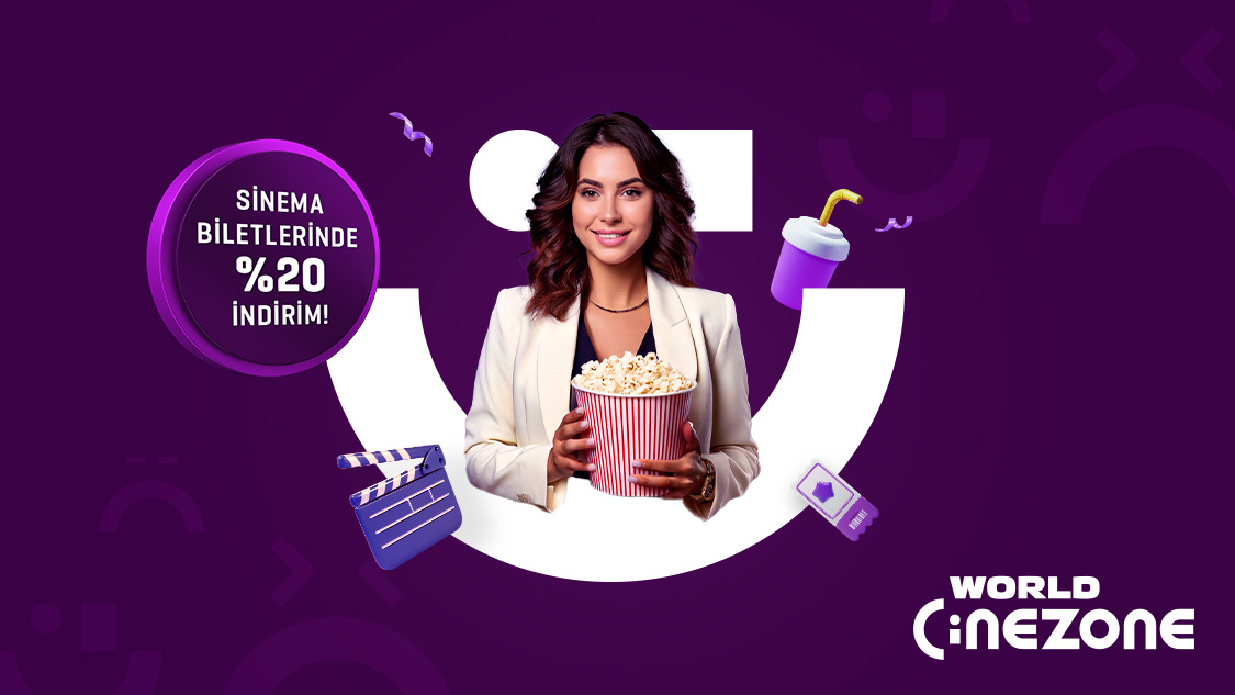 Crystal ile World Cinezone sinema biletlerinde %20 indirim ayrıcalığı