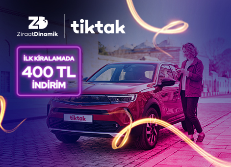İlk TikTak deneyiminize 400 TL İndirim Fırsatı!