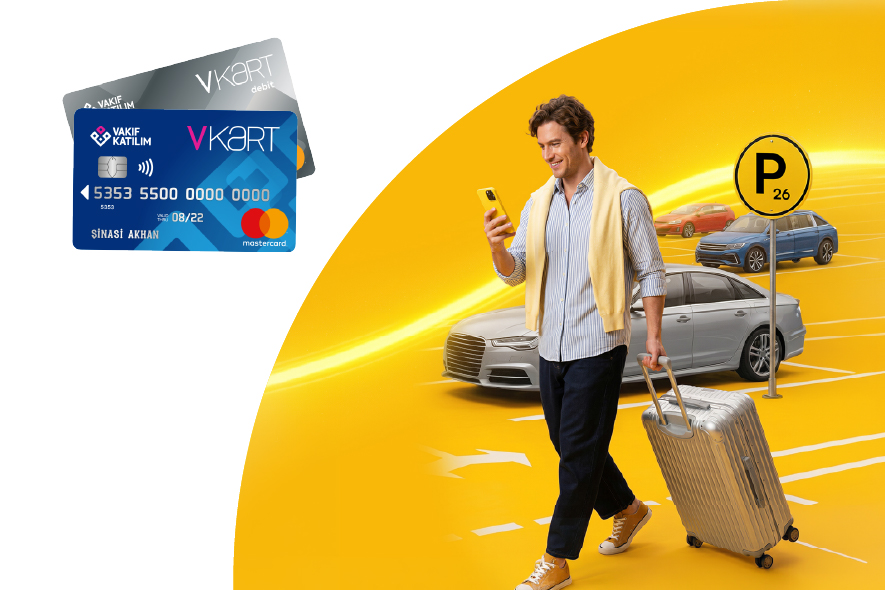 VKart Mastercard’ınla Havalimanı Otoparkında Ödemen %50 İndirimli