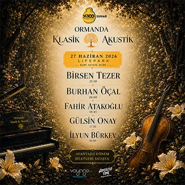 Ormanda Klasik Akustik Etkinliği'nde %30 İndirim!