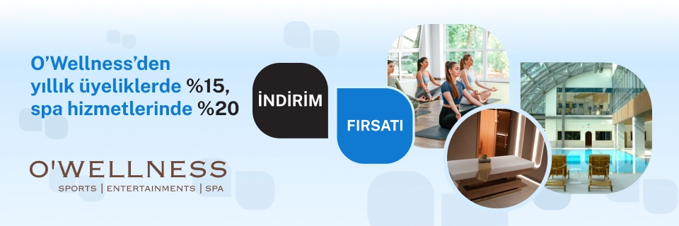 O'Wellness'dan Avantajlı Spor Üyelikleri!
