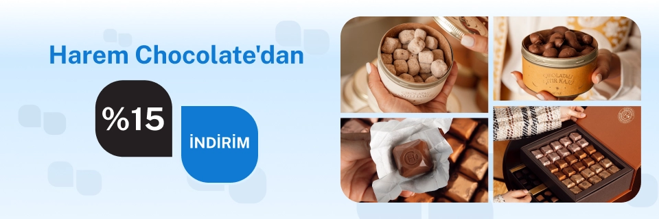 Harem Chocolate'da %15 indirim fırsatı!