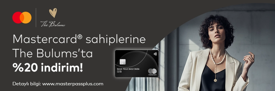 Anadolubank Silver logolu Mastercard sahiplerine The Bulums’ta %20 İndirim Kampanyası