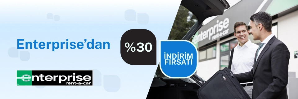 Enterprise’dan %30 indirim fırsatı!