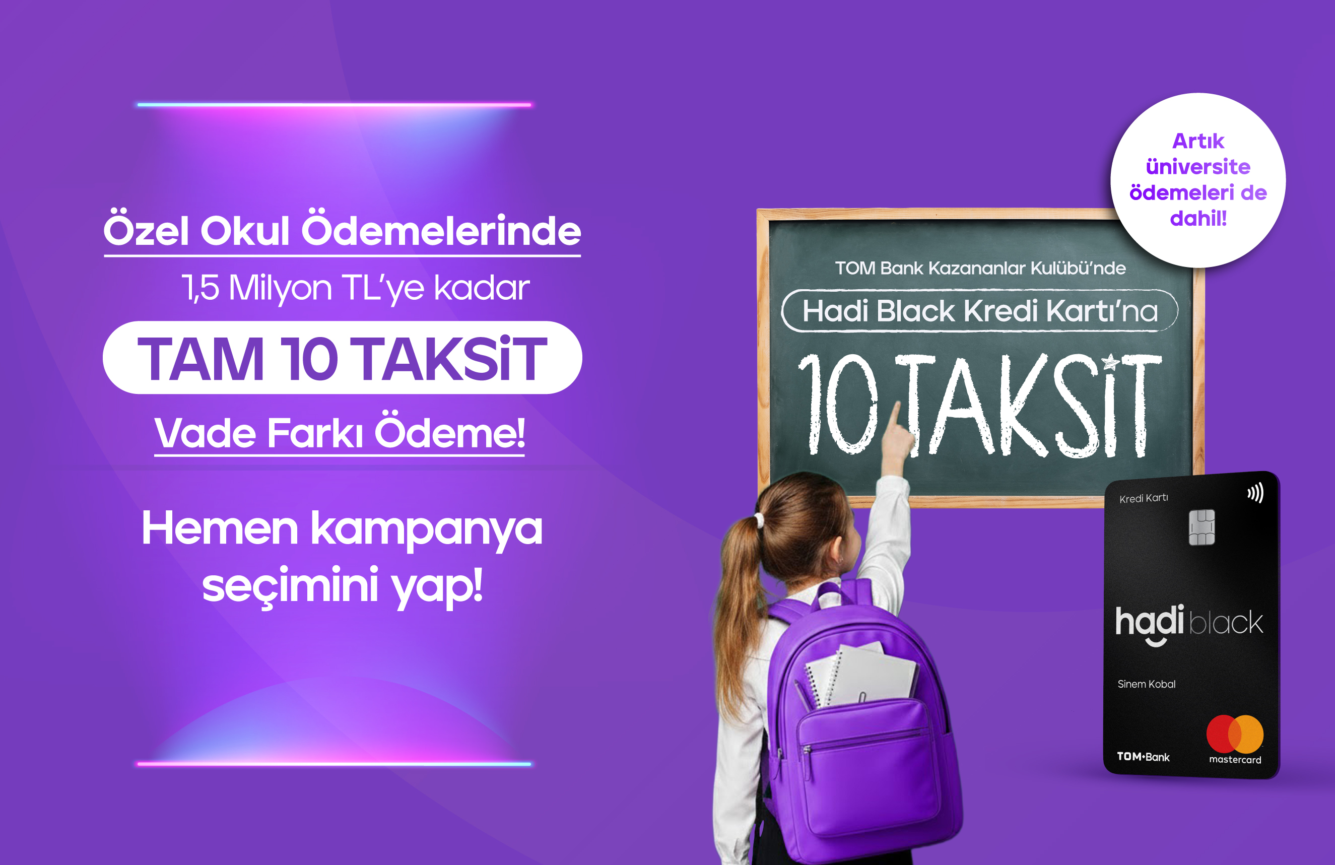 Özel okul ödemelerinde vade farksız tam 10 taksit!