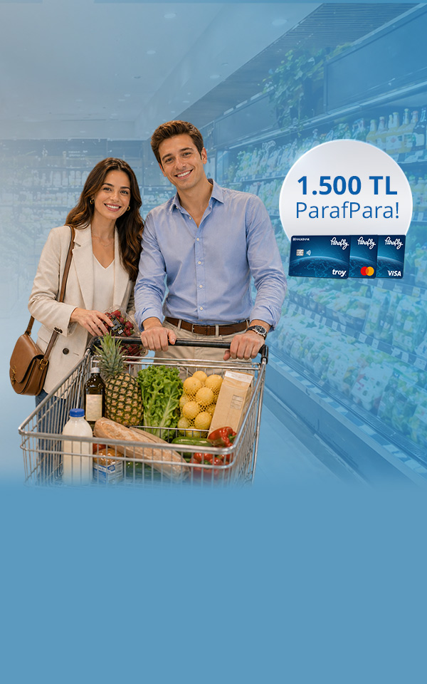 Market Harcamalarınıza 1.500 TL ParafPara