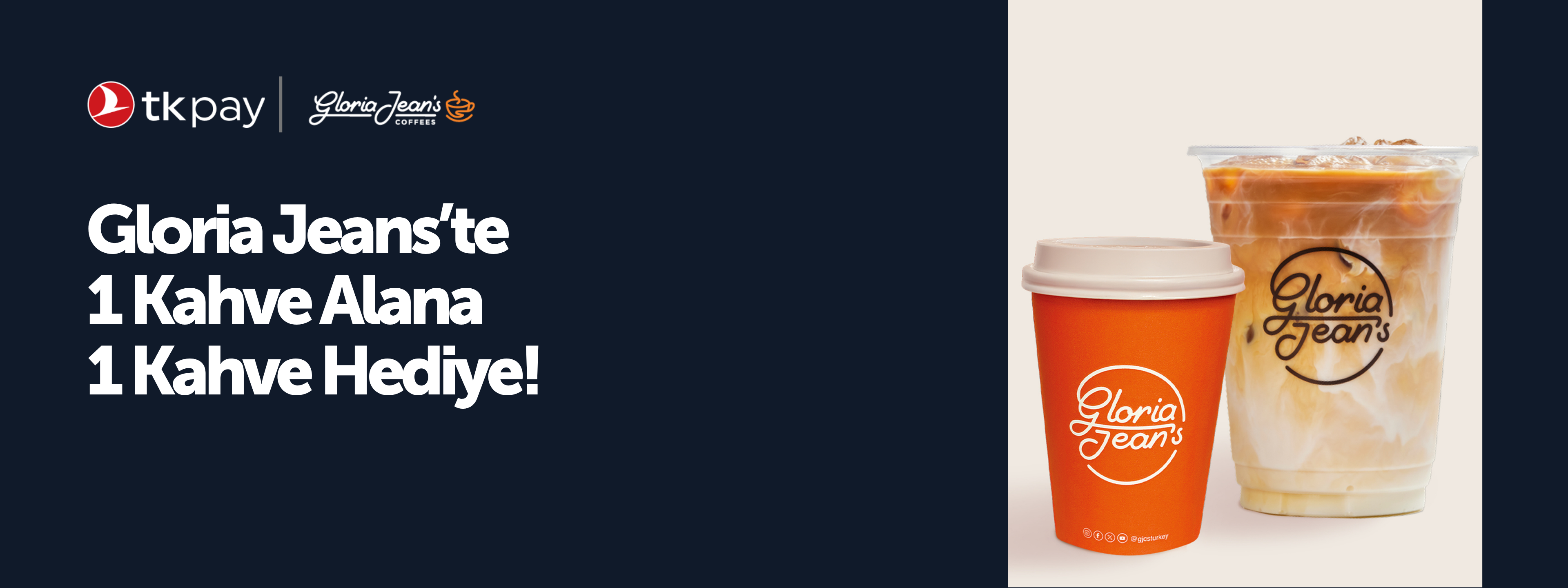 Gloria Jeans'te 1 Kahve Alana 1 Kahve Hediye!