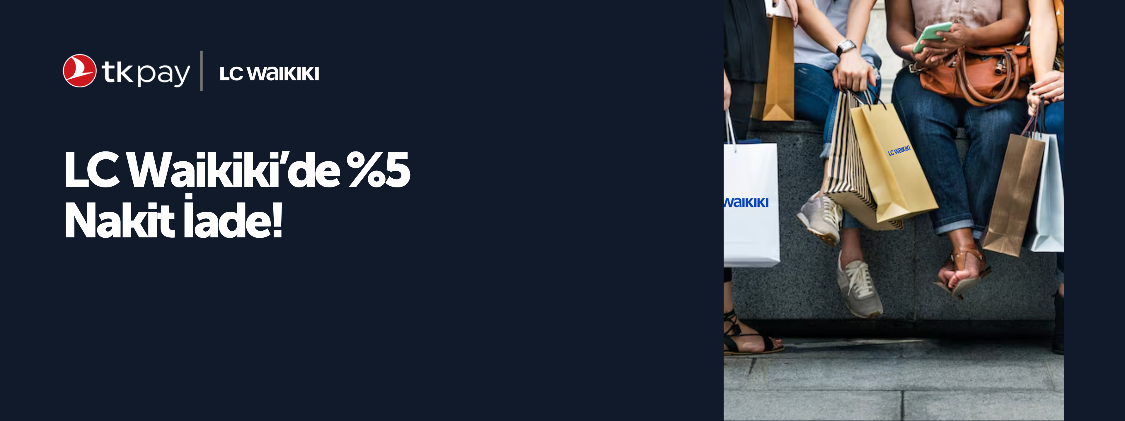 LC Waikiki'de %5 Nakit İade!
