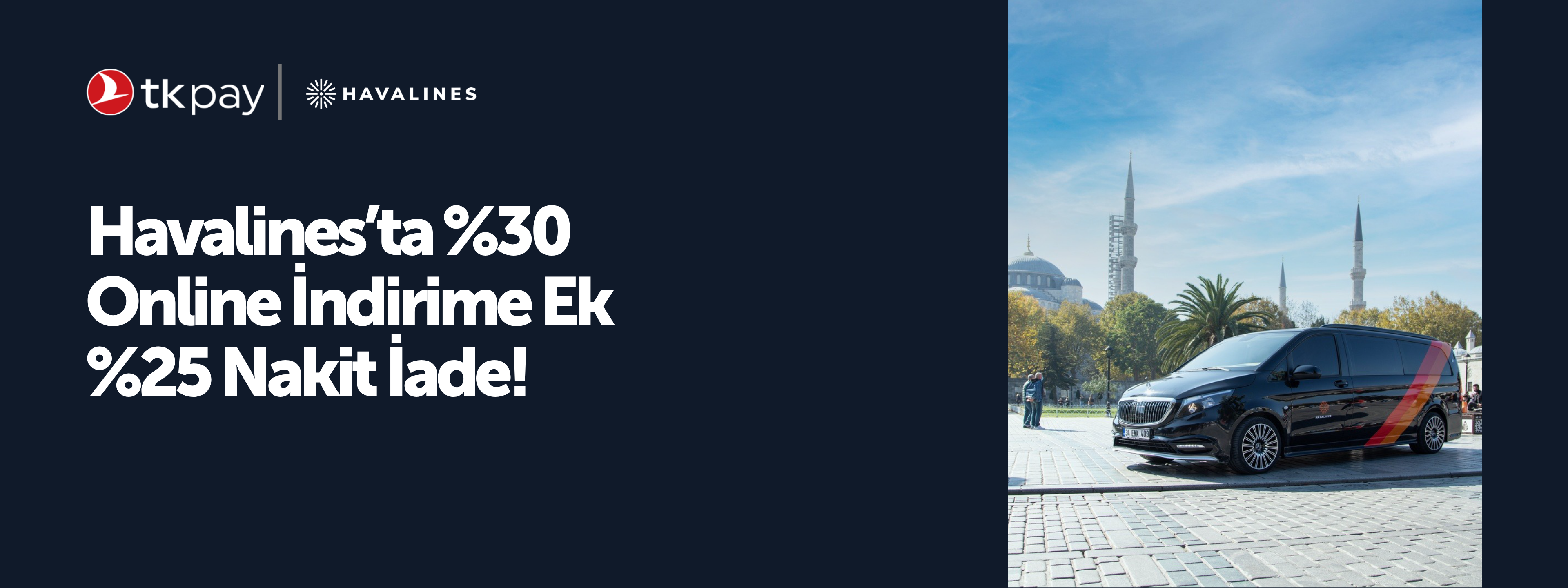 Havalines'da %25 Nakit İade!