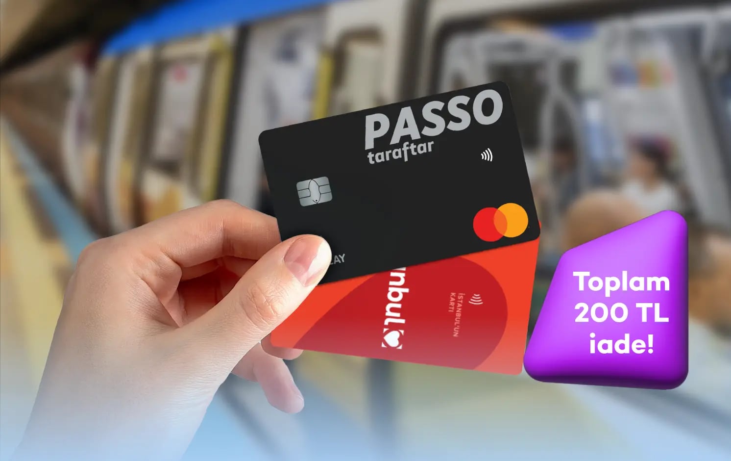 Passo Taraftar banka kartınla maç yolculuğunun yarısı bizden!