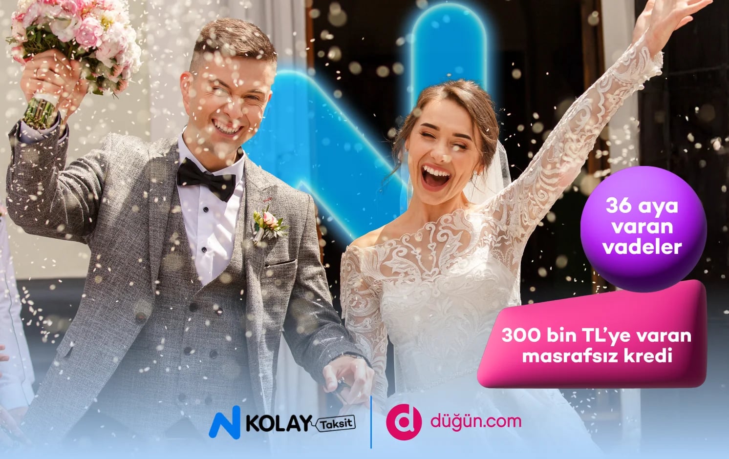 N Kolay Taksit düğün kredisi düğün.com’da!