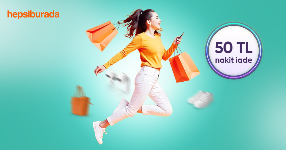 Hepsiburada alışverişlerine %10 nakit iade PeP’ten!