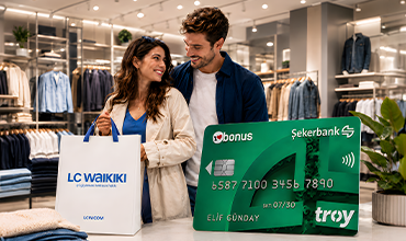 LC Waikiki’de Şekerbank TROY Kart ile 300 TL ayrıcalık!